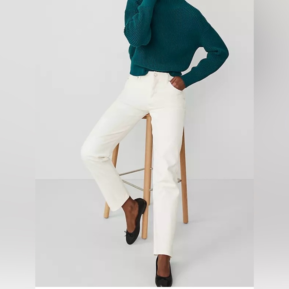 Ann Taylor Women's White Jeans